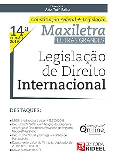 Livro Legislação de Direito Internacional Maxiletra