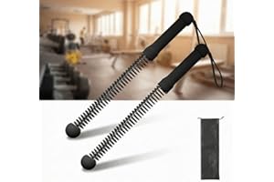 Kelued Weighted Ropeless Battle Ropes, 2PCS Heavy Duty Cordless Training Rope for Home Gym, Portable HIIT Workout & Strength 