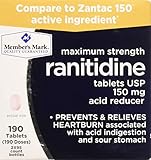 Members Mark Formerly Known as Simply Right Maximum Strength Ranitidine Acid Reducer, 190 Count
