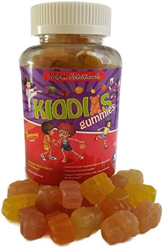 Kosher/Halal Certified YUMMY Chewable Children Multivitamin Kiddies Gummy for Active Kids with Complete Daily Supplements- 90 counts Made in USA