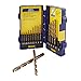 Irwin Tools IRWIN Drill Bit Set, Cobalt Alloy Steel, 15-Piece (316015)