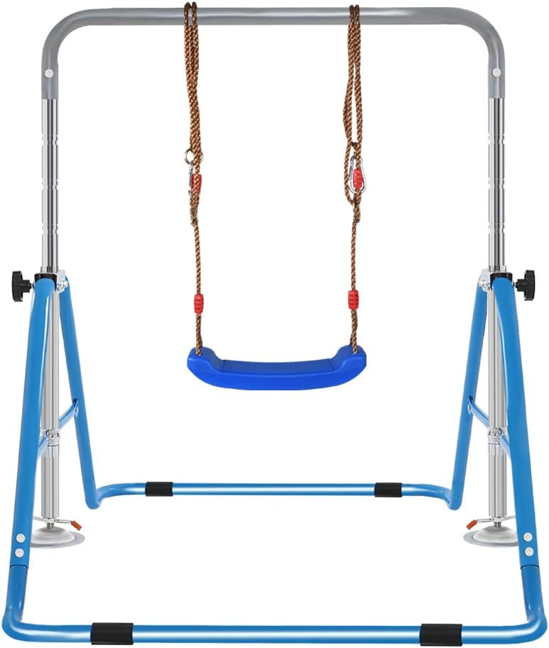 OTEKSPORT Gymnastic Bars & Swing Set for Kids
