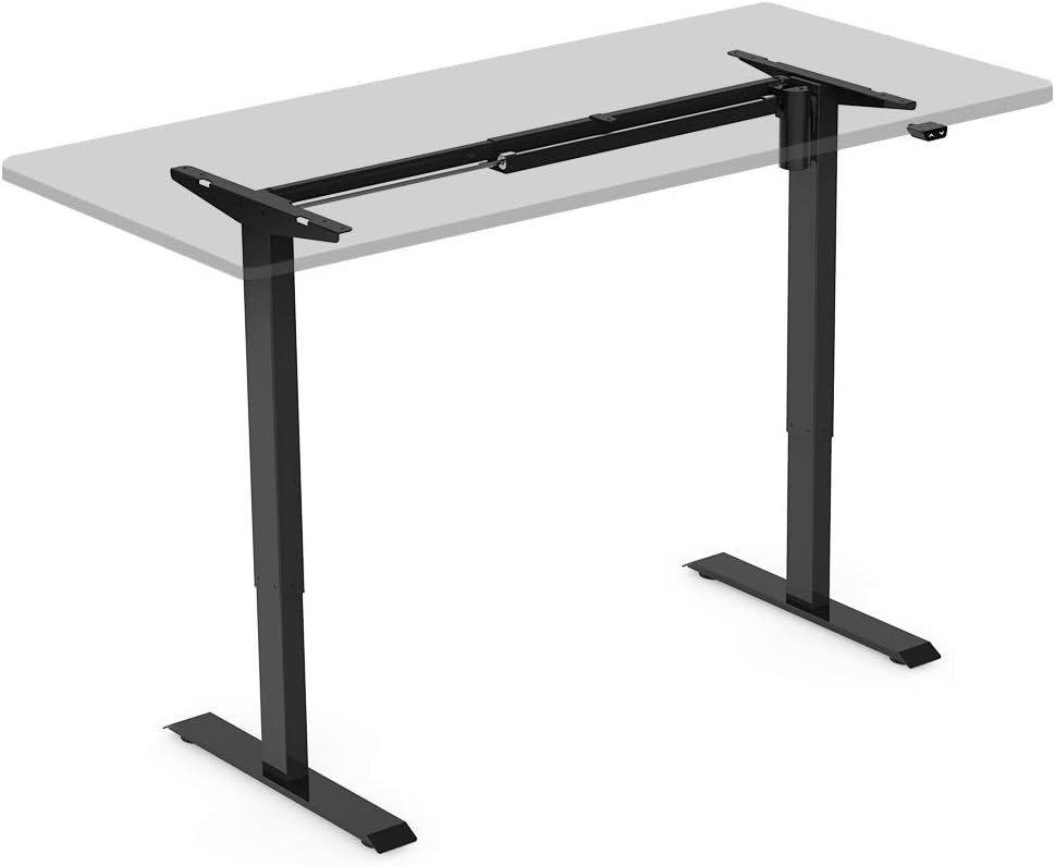 Amazon Com Flexispot Ec1b Height Adjustable Desk Frame Electric Sit Stand Desk Base Home Office Stand Up Desk Black Frame Only Office Products