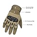 Ventilate Wear-resistant Tactical Gloves Hard Knuckle and Foam Protection for Shooting Airsoft Hunting Cycling Motorcycle Gloves Men's Outdoor Half finger Full finger Gloves Black M/L/XL