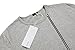 Coofandy Men's Shirts Casual Zipper Shirt Irregular Long Sleeve T Shirt, Gray, Large