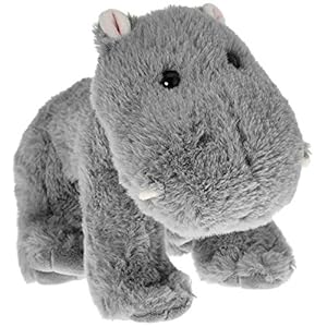 Amazon Brand – Jam & Honey Animal Wild Onez Hippo (7 Inches, Grey)