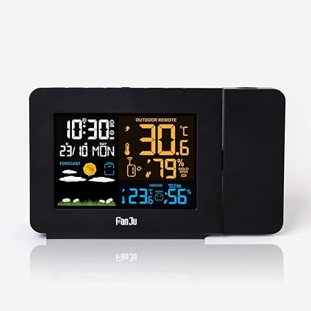 John-L Despertador Proyector, Reloj De Alarma Multifunción, Reloj ...