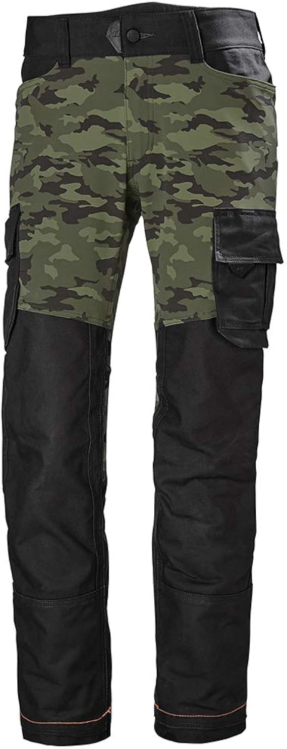 Helly Hansen Workwear Bosses Pants, Camo, C52Waist 36", Inside Leg 32.