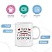 BLUE RIBBON Valentine's Day Mug Funny Coffee Mug Gift for Lovers - I LOVE YOU EVERYDAY - Coffee Mug in Gift Box - 11 oz - Gifts for Him, Her, Husband, Wife - Both Sides Printed