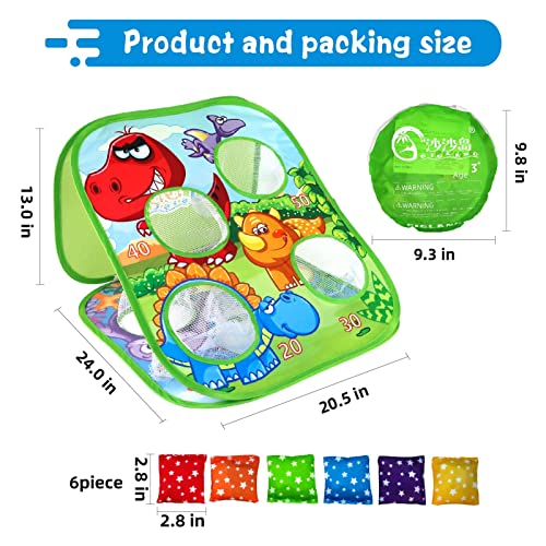 Outdoor Indoor Bean Bag Toss Game for Toddlers Fun Birthday Holiday