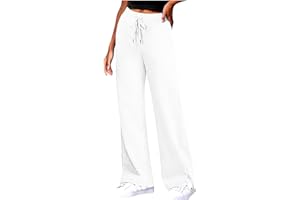 SDOHIG Womens Tall Sweatpants Wide Leg Casual Baggy Flare Pants Teens Girls Athletic Joggers Trousers,Sweat Pants for Womens