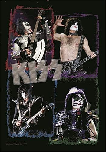 Kiss Poster, “Monster” Logo Band Shots, Nue Official Textile Flag, 75 x 110 cm