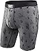 SAXX UNDERWEAR Men's Vibe Long Leg Modern Fit Dark Charcoal/Lucky Sailor Underwear