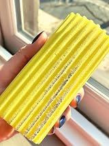 Scrub Daddy Damp Duster Yellow - Antistatic Reusable Cleaning Sponge view 4