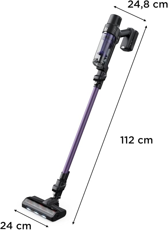 Rowenta x-pert 7.60, aspirador de vassoura sem fio, potente, muito leve, bateria de longa duração, rh6a31wo