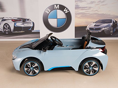 Bmw I8 12v Kids Ride On Battery Powered Wheels Car Rc Remote Blue  What\u002639;s it worth