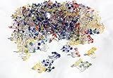 200-PIECE Aura Daisy Flowers Glass Screens 6-9mm Diameter