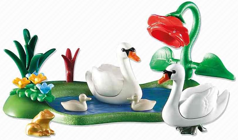 Playmobil Swan Family with Pond: Amazon 