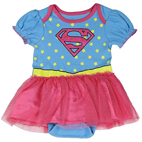 SUPERGIRL Baby Girls "Creeper Snapsuit" Tutu Costume