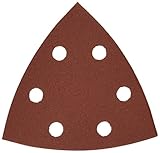 Bosch SDTR242 3-3/4 In. 240 Grit 25-Piece Detail Sander Abrasive Triangles for Wood