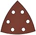 Bosch SDTR242 3-3/4 In. 240 Grit 25-Piece Detail Sander Abrasive Triangles for Wood