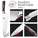 Kacebela Kitchen Chef knife, 8 Inch Chefs Knife with Sharp Edge Ergonomic Handle, High Carbon Stainless Steel Knife for Home Kitchen & Restaurant