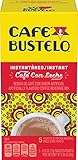 Cafe Bustelo Instant Beverage Mix Sticks, Cafe Con Leche, 5 Count (Pack of 12)