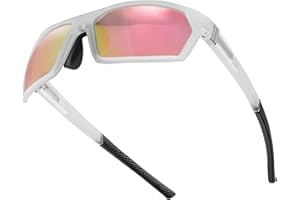 Hoedia Sports Sunglasses for Women/Men/Youth - 100% UV Protection HD Polarized Sunglasses for Hiking, Fishing, Baseball and More