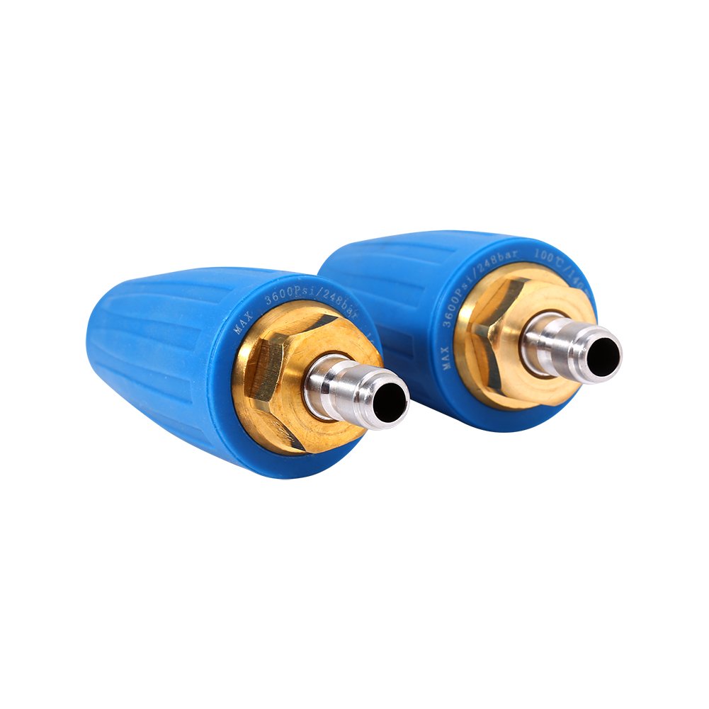 Powerful Rotating Nozzle, Wear Resistant 1/4" Fast Connect High Pressure Resistant Pressure Washer Turbo Nozzle, for Industry Pressure Washer