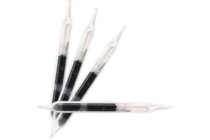 HEINE SKC 226-01 Anasorb CSC Coconut Charcoal Sorbent Tube, 2 Sections, 6 mm Diameter (Pack of 50)