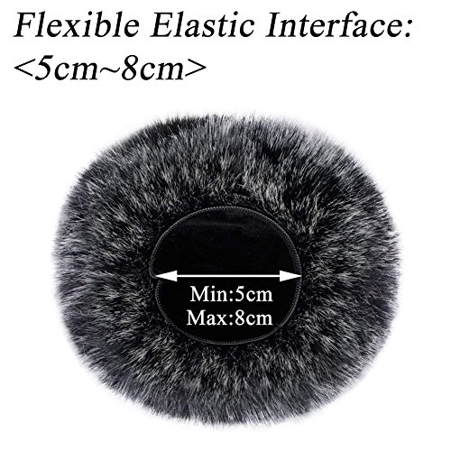 Professional Microphone Furry Windscreen Muff Wind Cover for Blue Yeti - Thumbnail 2