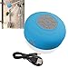 Blue - Waterproof Portable Wireless Bluetooth 3.0 Mini Speaker,Shower,Pool,Car,Handsfree Mic for Apple iphone 4/4S,iPhone5/5S,ipad,ipod,Samsung galaxy