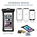 Floatable Waterproof Phone Case, Vansky Waterproof Phone Pouch with Armband and Audio Jack for iphone 11 X, 8 Plus, 7 Plus, 6S, Sansung LG Huawei