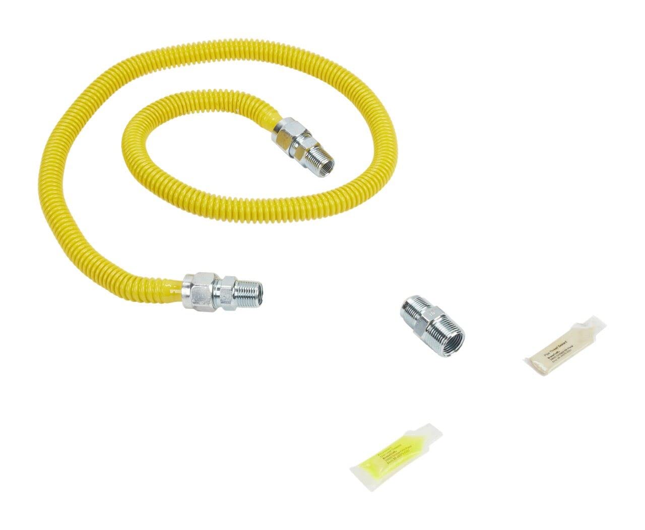 Photo 1 of Whirlpool 30-48KITRC Genuine OEM Connector Kit For Gas Ranges – Replaces 1200186, 18001065, 30-48KITR, 30-48KITRA, AH1485650, EA1485650, PS1485650, WPKIT30-48 , white
