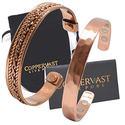 2 Handmade Copper bracelets