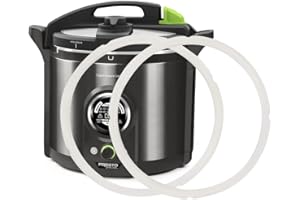 ZONEFLY Sealing Ring for Presto Pressure Cooker 10 Qt 12 Qt Silicone Replacement Gasket Seal Ring for 0214304 0214405, 0214406, and 0214407 12-quart Presto Precise Pressure Canner 2 - Pcs