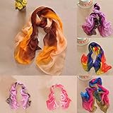 Pumsun Women Gradient Printing Scarf Fashion Female Beach Multi-Purpose Shawl Scarf