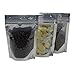PABCK 100 Pack Stand Up Resealable Zipper Lock Bags Clear Front Foil Heat Seal Pouches Storage Package (9x14cm (3.5x5.5 inch))
