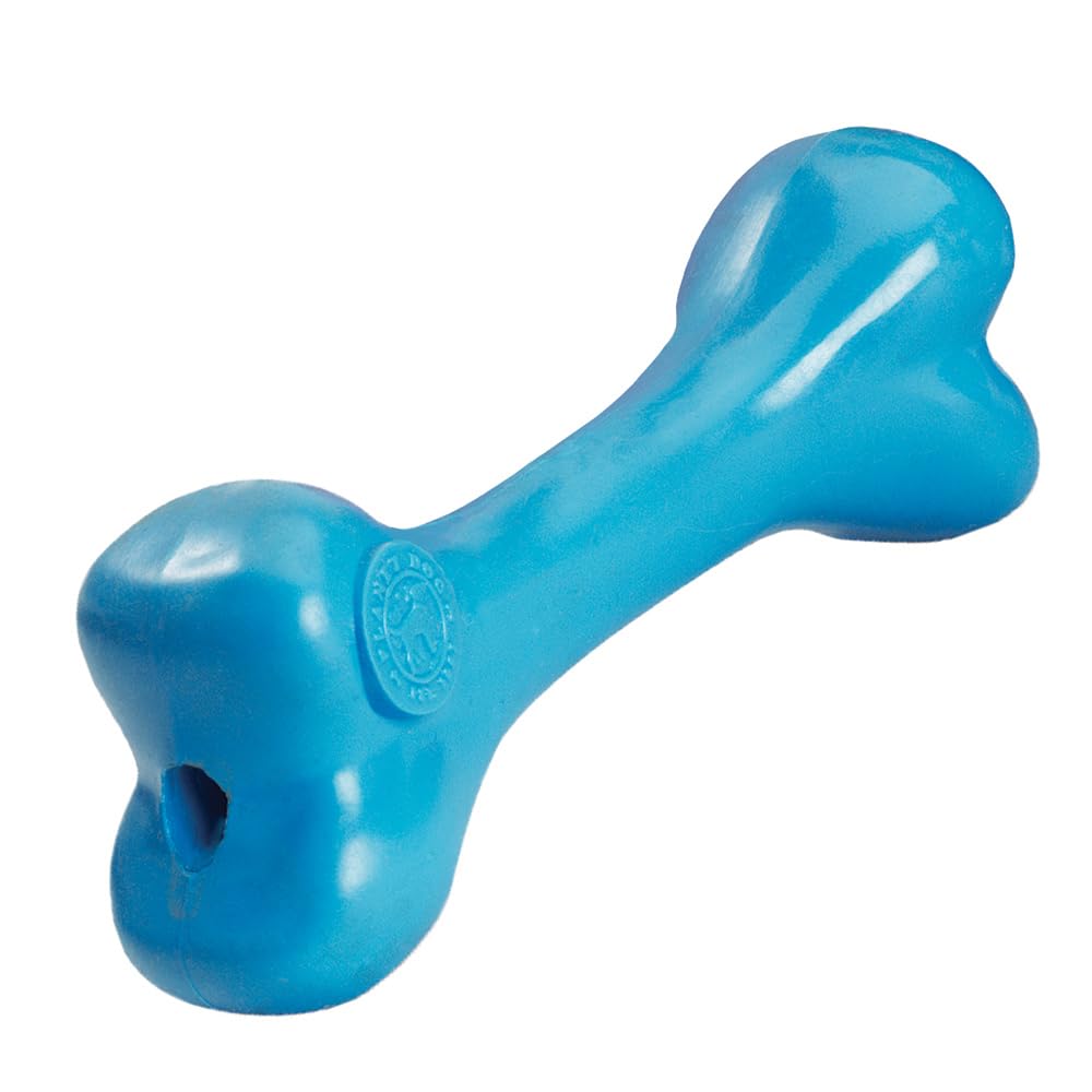Planet Dog Orbee Tuff Bone for Small Dogs, Durable, 100% , Made in the USA, Small 5-Inch, Blue