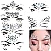 6 Sets Mermaid Face Gems Festival Jewels Crystals Bindi Rainbow Tears Rhinestone Tattoo Face Rocks by PIAOPIAONIU
