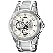 Men's Stainless Steel Edifice White Dial Day Date Quartz