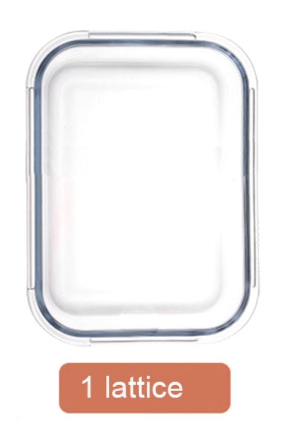 LINCH Caja de Almuerzo Estilo Coreano Caja de microondas de Vidrio ...