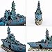 SLSON Aquarium Decorations Shipwreck,Fish Tank Battleship Ornament Eco-Friendly Resin Warship Boat Decor,9 inch L x 4.3 inch Heightthumb 4