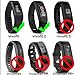 C2D JOY Compatible with Garmin Vivofit and Vivofit 2 Replacement Band with Metal Case, Metal Weave Strap for Daily Wear Soft, Breathable Activity Tracker Accessories Watchband - 1606, S/4.8-6.8 in.