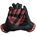 TaylorMade Golf RAIN CONTROL GLOVE (BLACK/RED, MEDIUM), BLACK/RED(MEDIUM, PAIR)