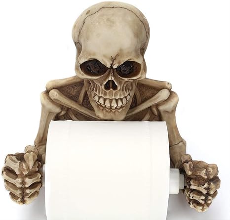 Amazon Zxyan ティッシュケース おしゃれ ホルダー レトロウォールは クリエイティブホラーフェイス樹脂ロールペーパーホルダー リビングルームのベッドルームのトイレットペーパーロールラックスカル紙タオルをぶら下げ おもしろ 卓上 収納 便利 インテリア 家庭事務室