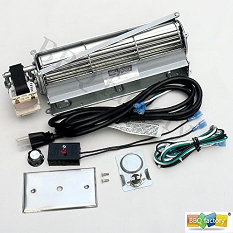 Bbq Factory Standard Sized Blot Replacement Fireplace Blower Fan