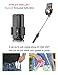 Mini Selfie Stick, Cellways Rotating Selfie Stick, with patented 360 degree rotating holder, bluetooth remote and a detachable mini tripod stand for iPhones and Android cell phones (Black/Black)