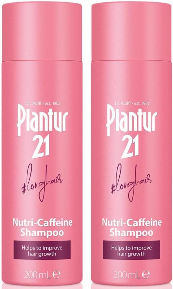 Plantur 21 #longhair Caffeine Shampoo for Long Brilliant Hair 2x200ml No