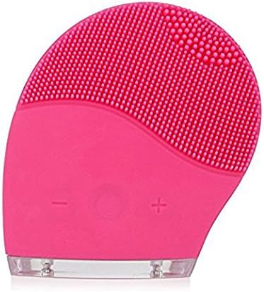 Sonic Facial Brush,Anbear Vibrating Waterproof Cleansing System,Facial Cleaner and Masager,Facial Cleaning Brush for Face SPA Skin Care (Red)